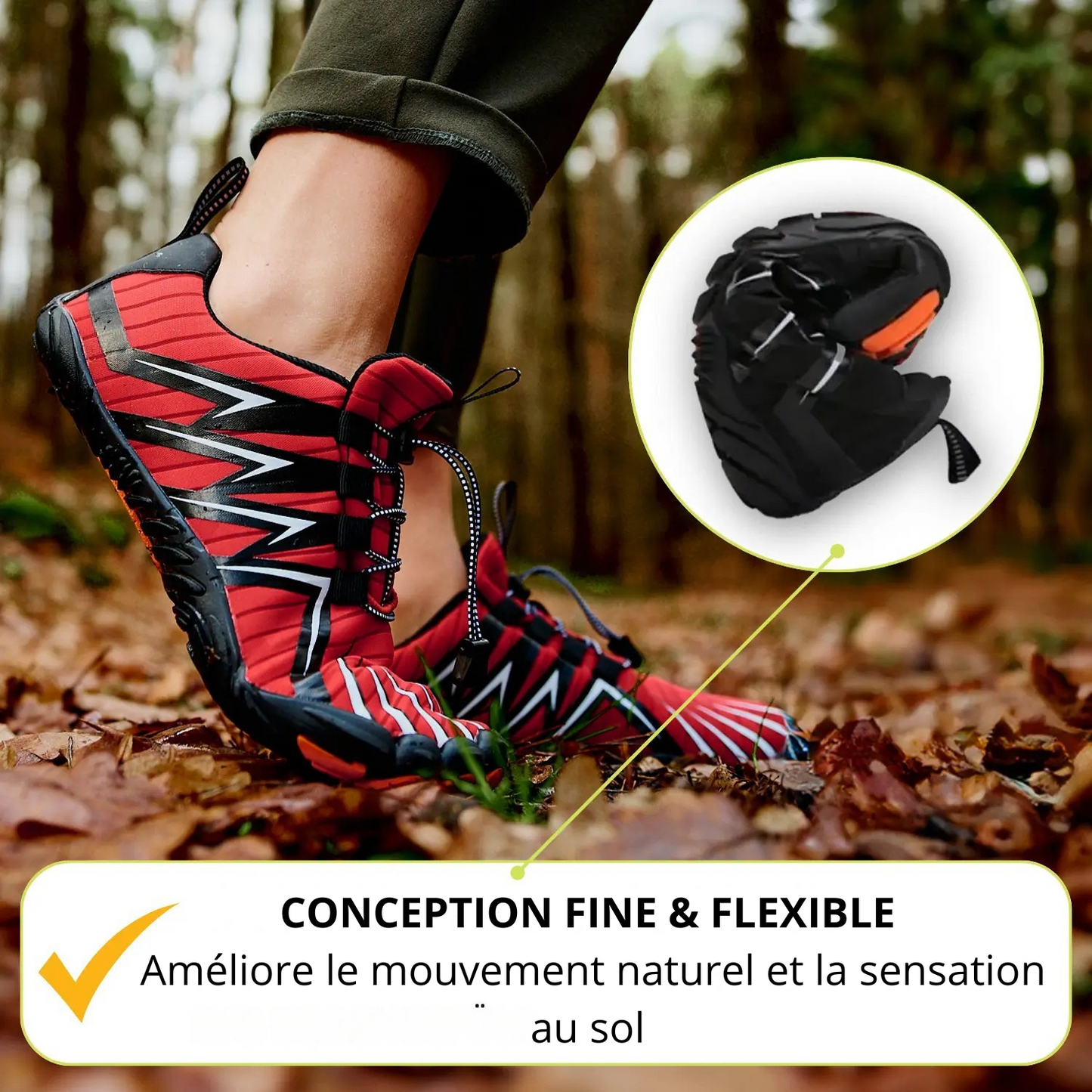 EXPLORER - CHAUSSURES PIEDS NUS DE TRANSITION