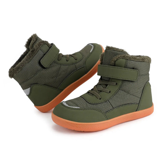 Frostline Kids – Chaussures pieds nus imperméables et chaudes pour enfants (3 à 15 ans)