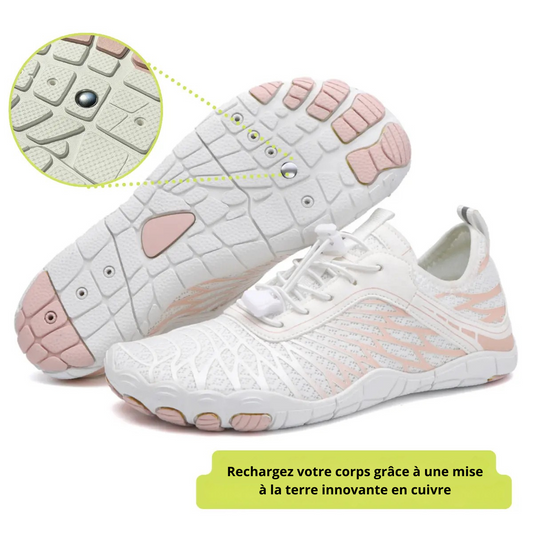 Motion Ground™ – Chaussures minimalistes avec mise à la terre au cuivre pour un équilibre naturel (Unisexe)